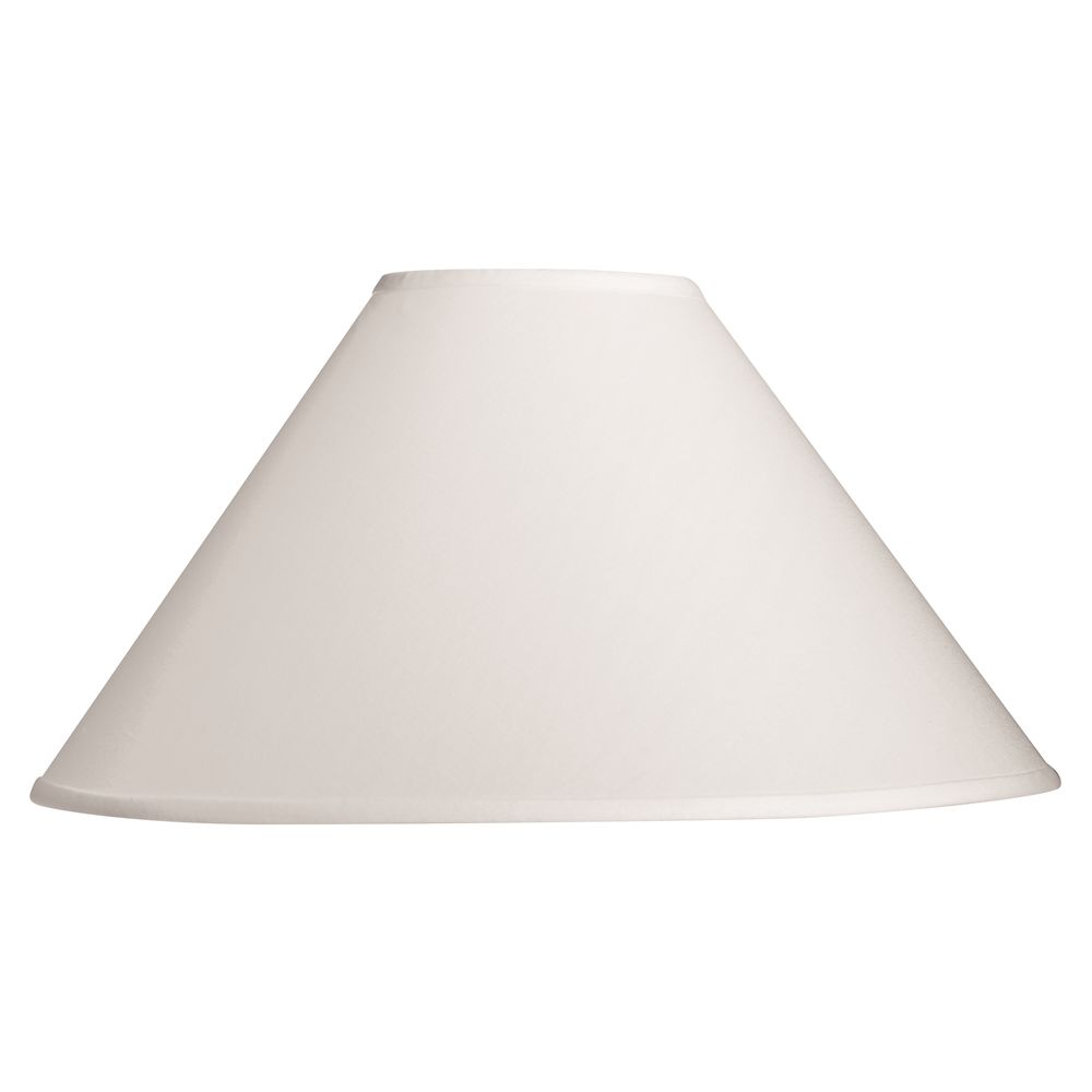 Hardback Lamp Shade, White, 6x20x12.5